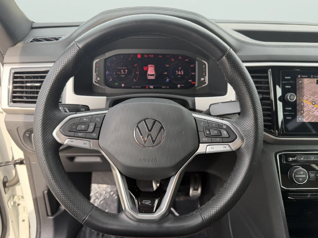 Used 2023 White Volkswagen 3.6L V6 SEL R-Line image 31