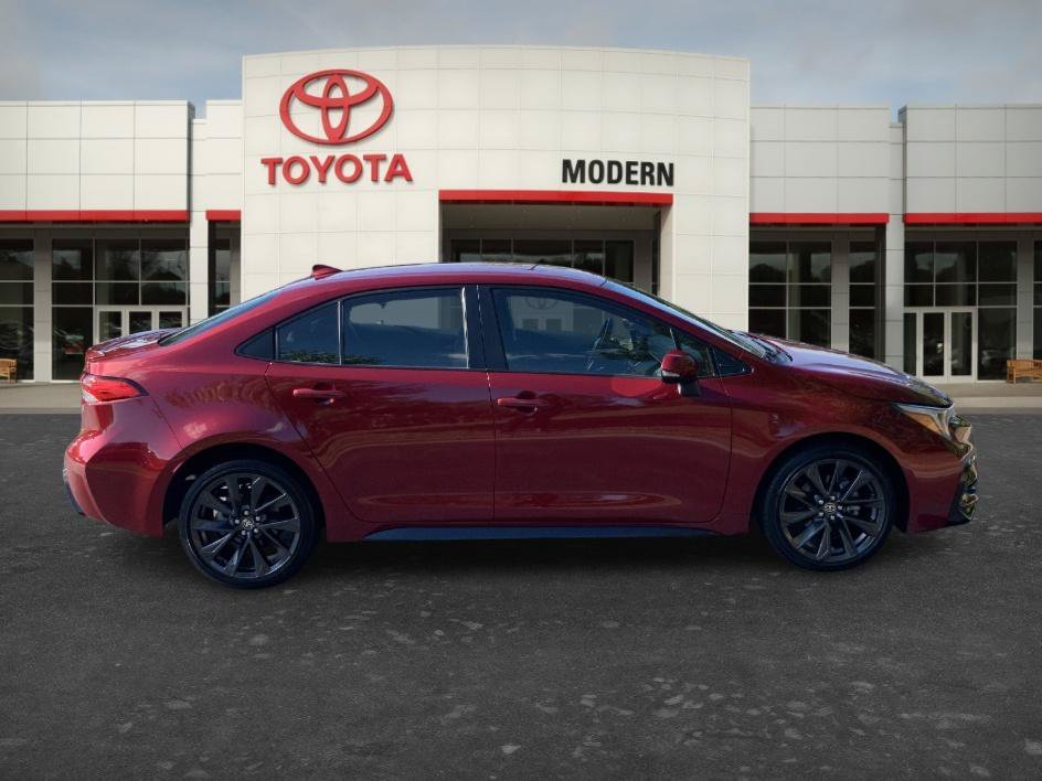 Certified Used 2025 Ruby Flare Pearl Toyota Hybrid SE image 4