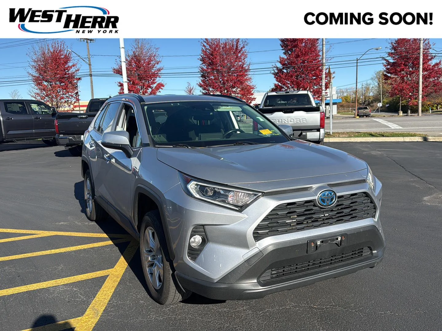 Used 2021 Silver Sky Metallic Toyota XLE image 1
