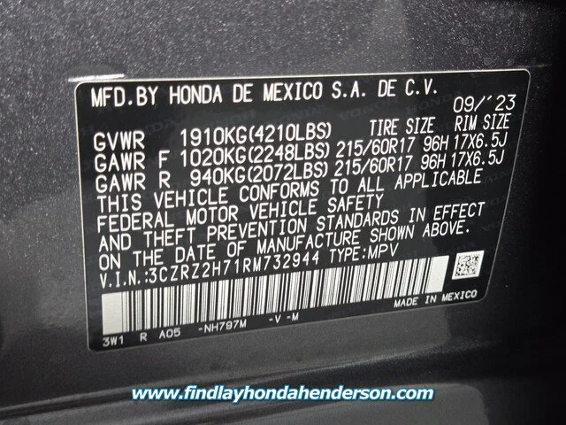 2024 Honda HR-V EX-L - Photo 47