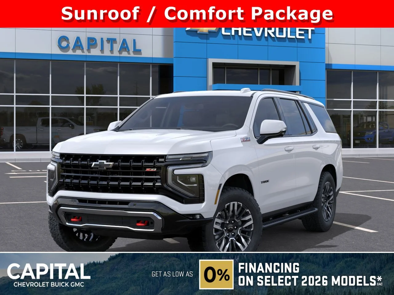 New 2026 Summit White Chevrolet Z71 image 1