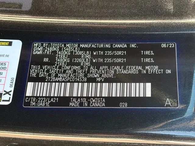 Certified Used 2023 Black Lexus 350 Luxury image 36