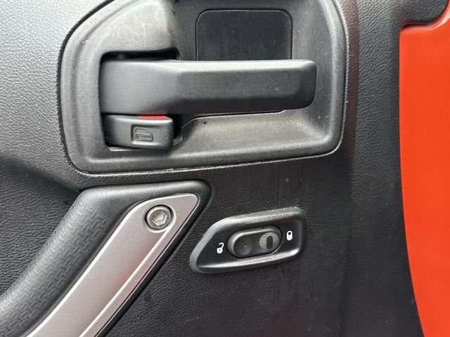 Used 2015 Orange Jeep Sahara image 26