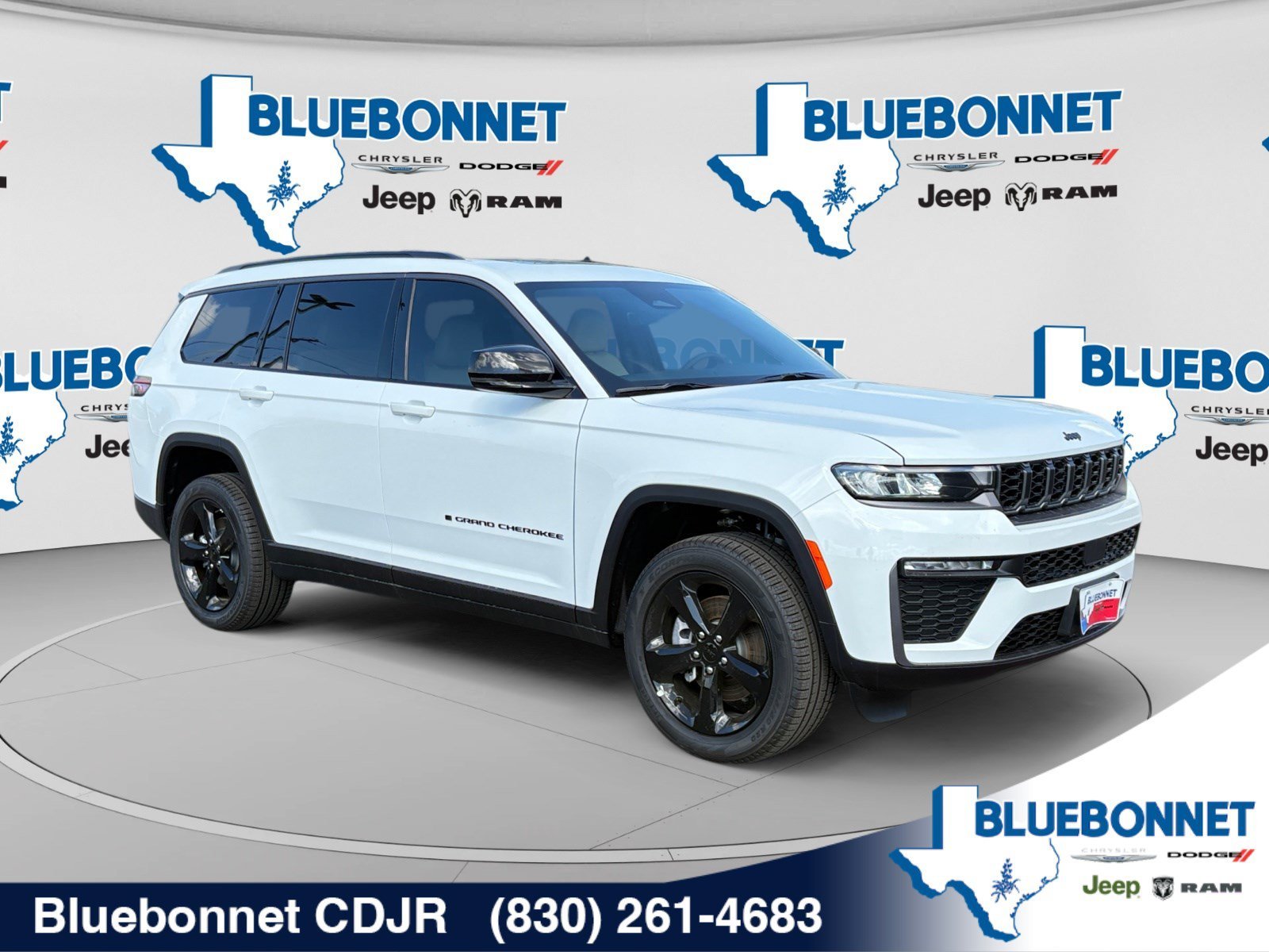 New 2026 Bright White Clear-Coat Exterior Paint Jeep Limited image 3