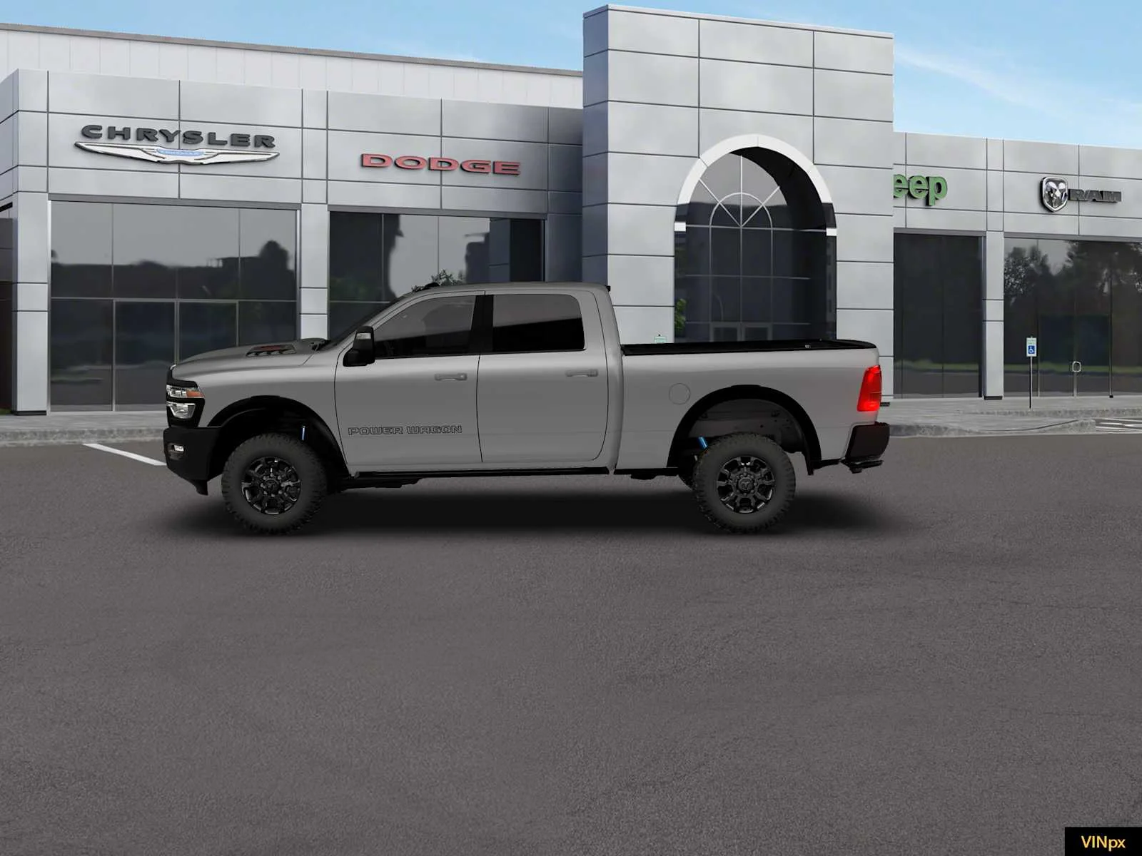New 2026 Ceramic Gray Clear-Coat Exterior Paint RAM Power Wagon image 3