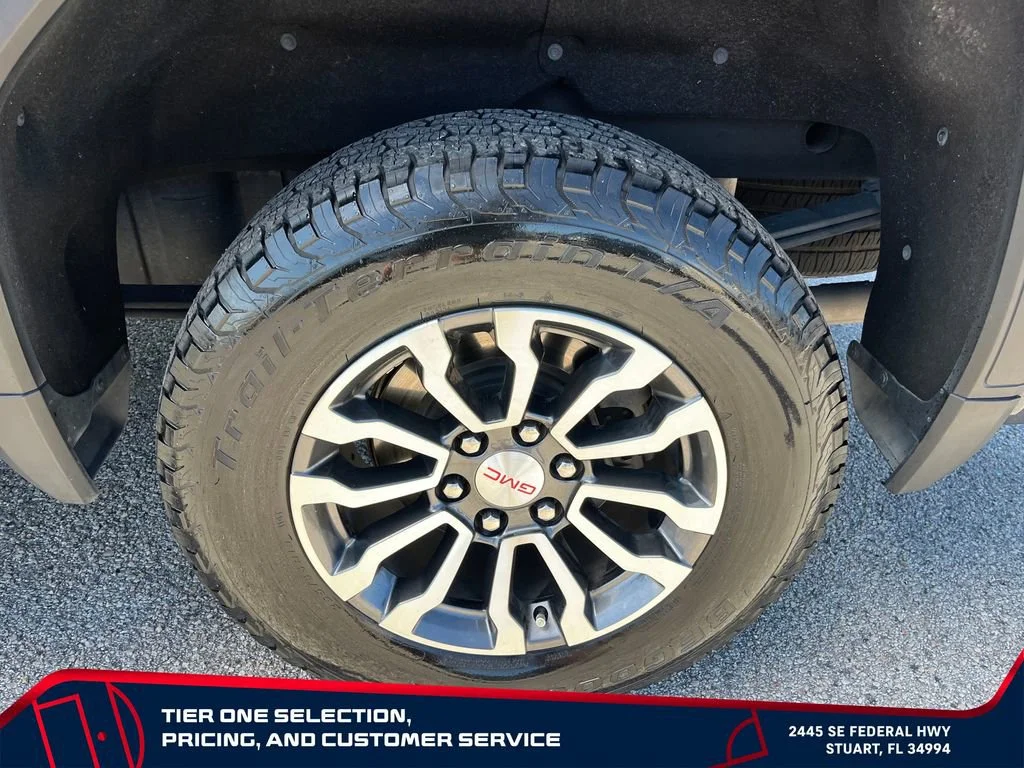 Used 2021 DARK SKY METALLIC GMC AT4 image 9