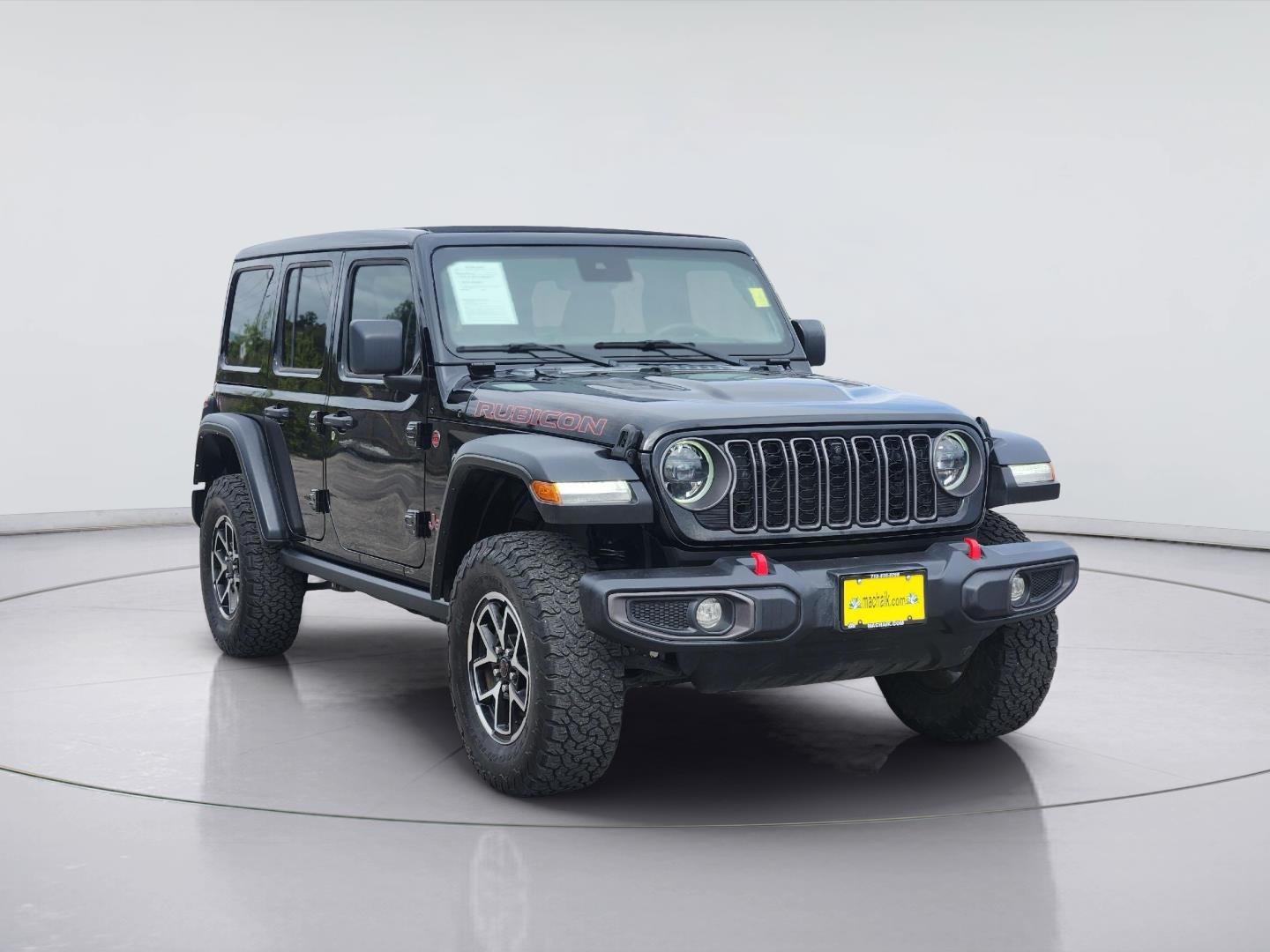 Used 2024 Black Clearcoat Jeep Rubicon image 3