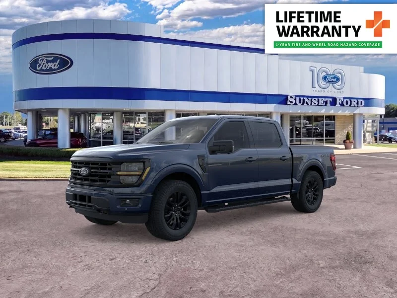 New 2026 Antimatter Blue Metallic Ford XLT image 1