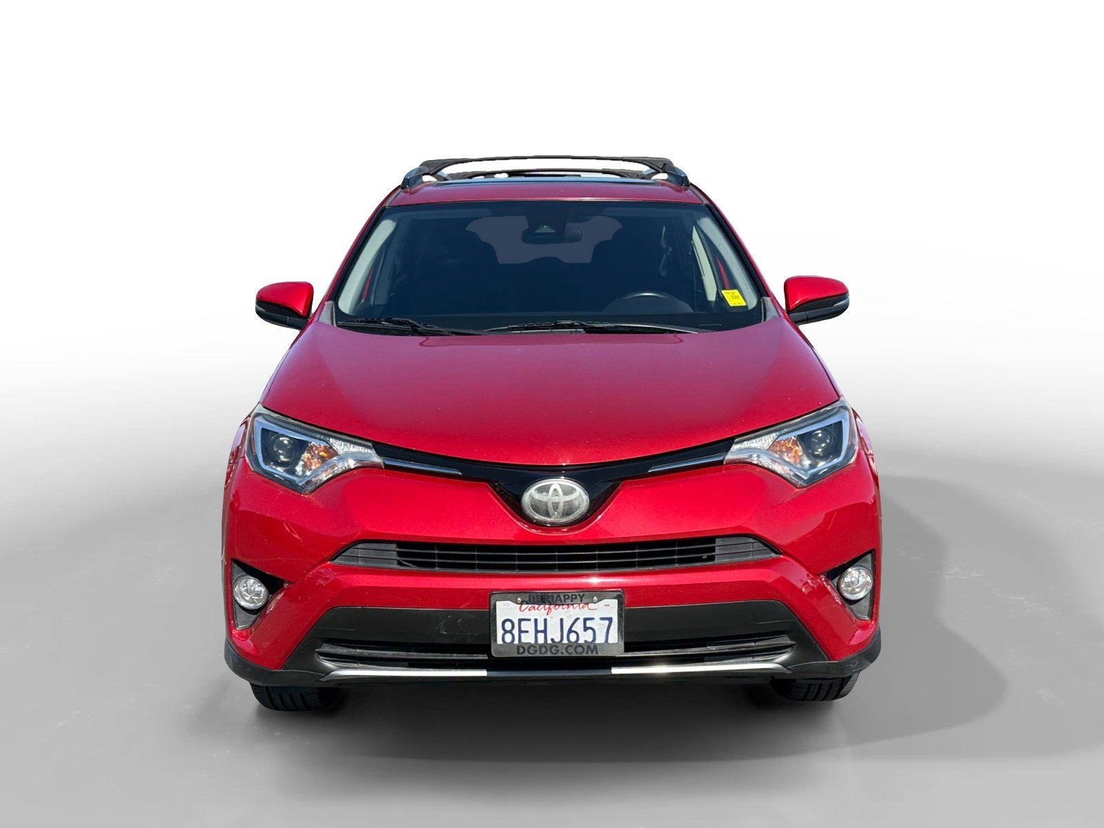 Used 2017 Barcelona Red Metallic Toyota XLE image 8