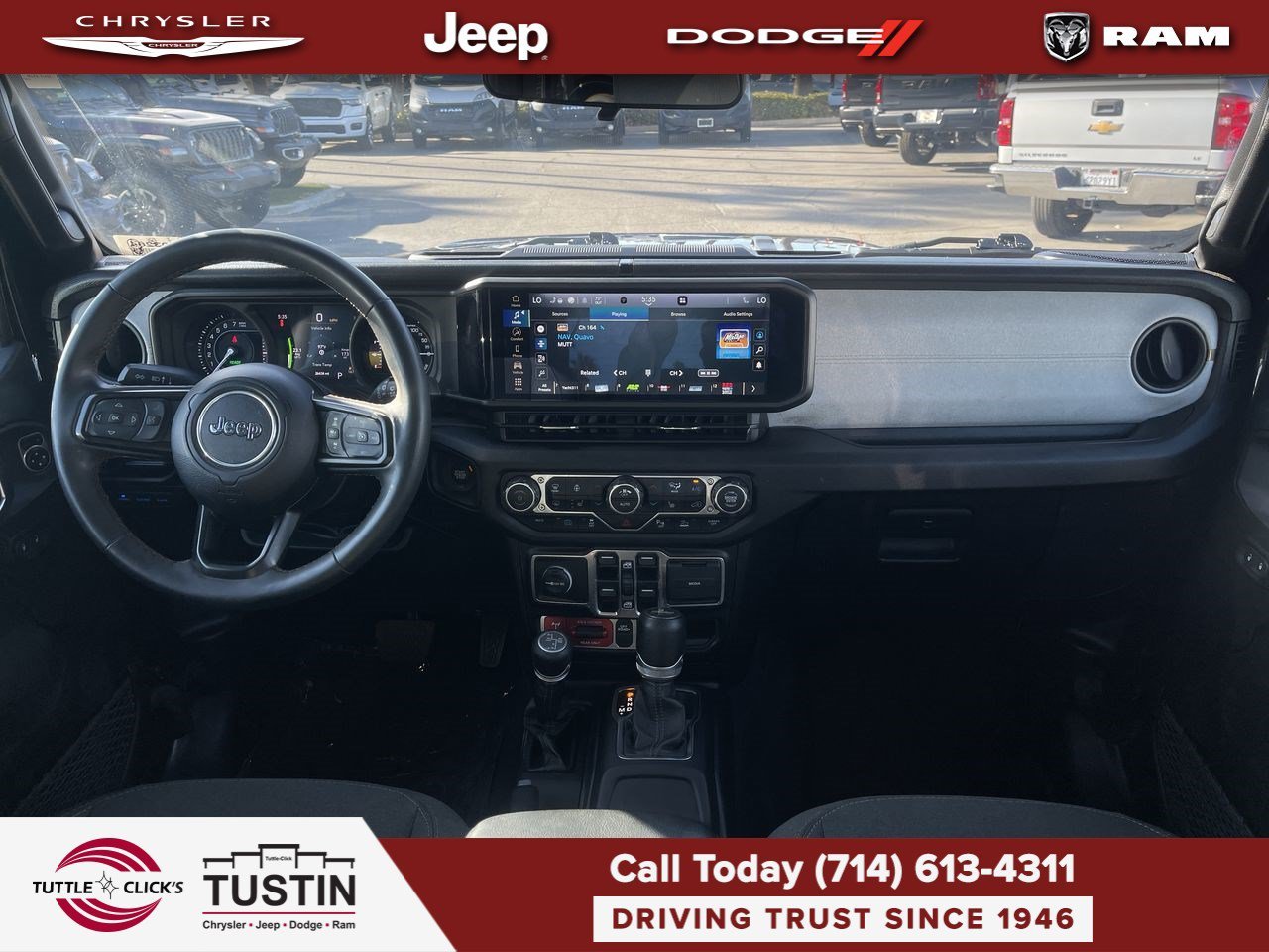Used 2024 Black Clearcoat Jeep Willys image 12
