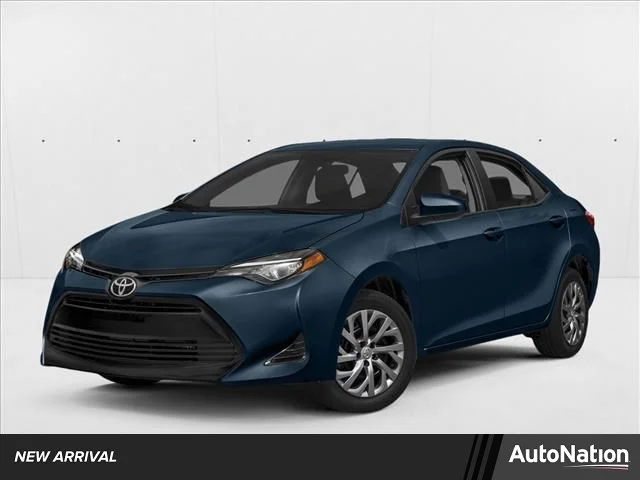 Used 2019 Galactic Aqua Mica Toyota LE image 1