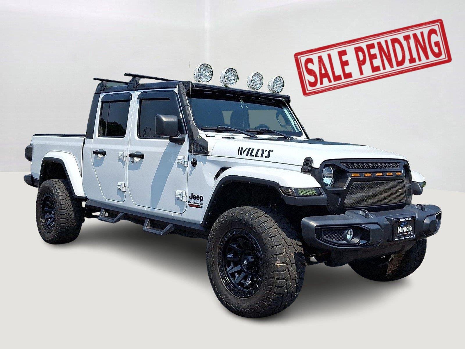Used 2022 Bright White Clearcoat Jeep Willys Sport image 1