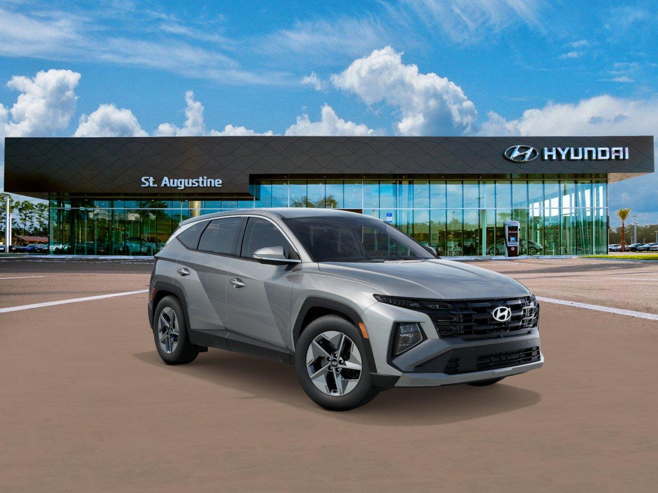 New 2026 Shimmering Silver Hyundai SEL AWD image 2