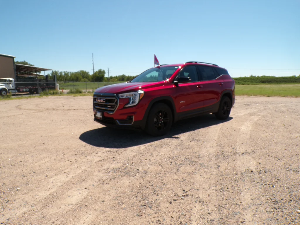 Used 2023 Volcanic Red Tintcoat GMC AT4 image 25