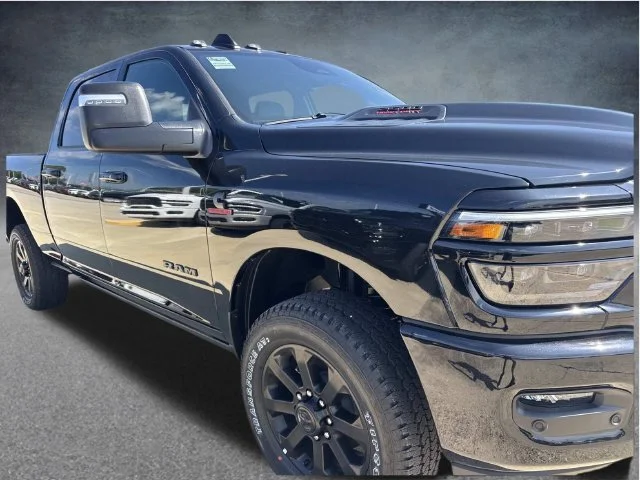 New 2027 Diamond Black Crystal Pearl-Coat Exterior Paint RAM Laramie image 3