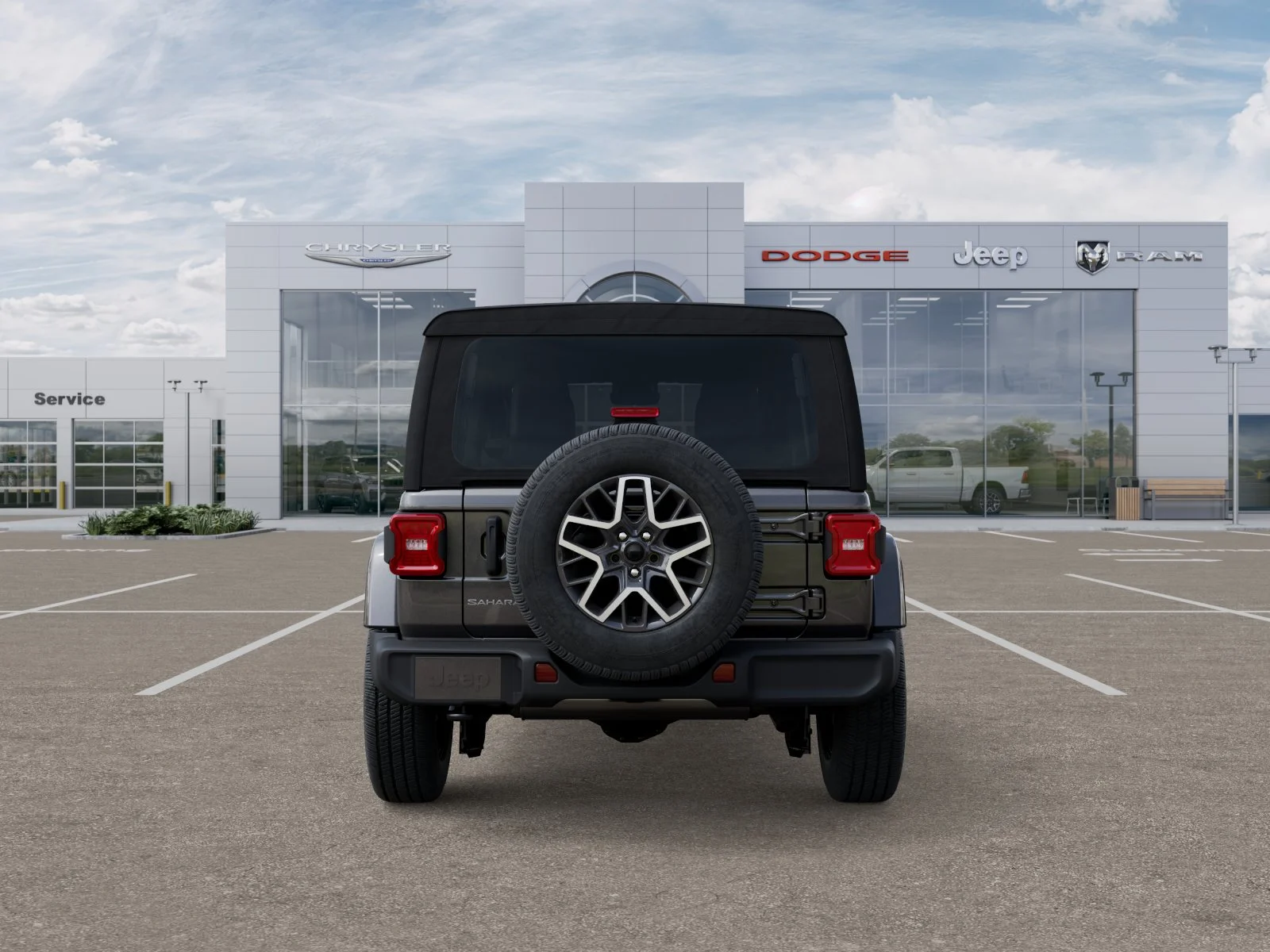 New 2025 Granite Crystal Metallic Clear-Coat Exterior Paint Jeep Sahara image 25