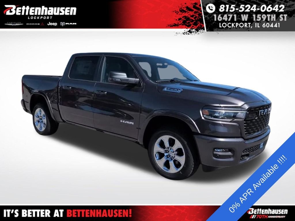 New 2026 Granite Crystal Metallic Clear-Coat Exterior Paint RAM Big Horn image 4