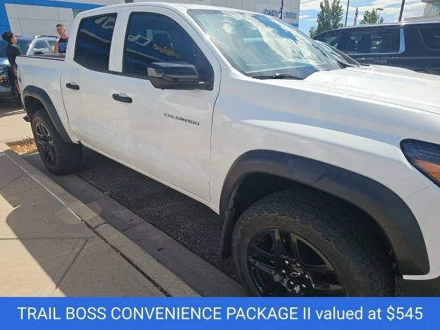 Certified Used 2023 SUMMIT WHITE Chevrolet 4WD Trail Boss image 7