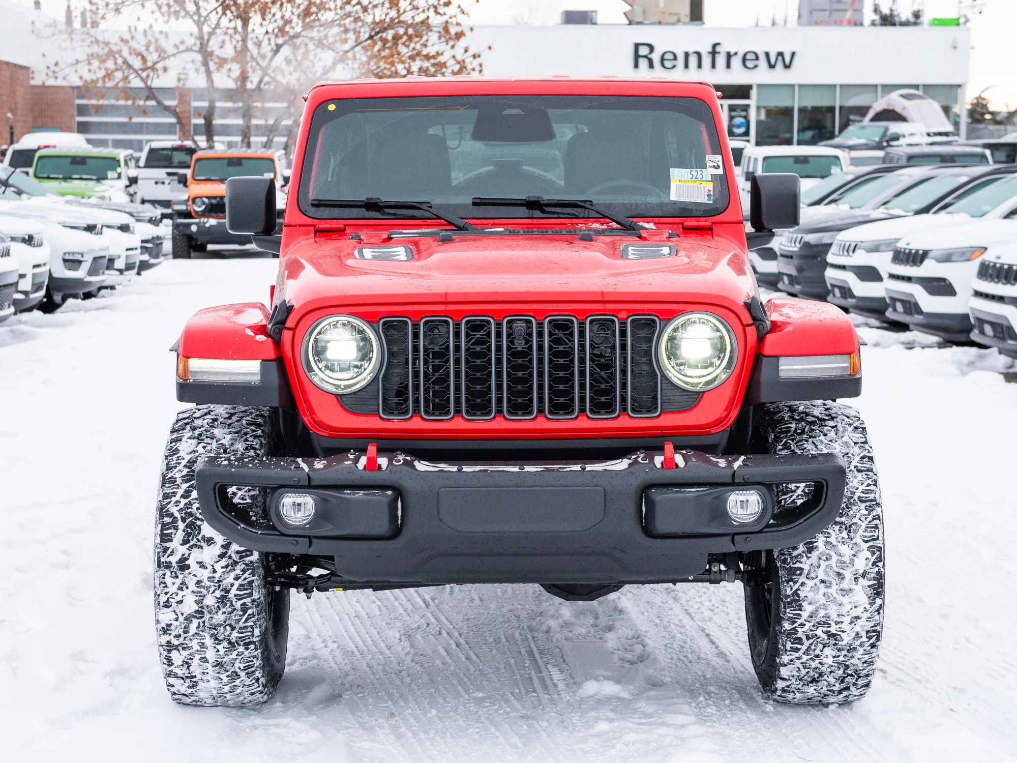 New 2026 Red Jeep Rubicon X*, 35 Inch Tires, Steel Bumpers, Nappa Leather image 10