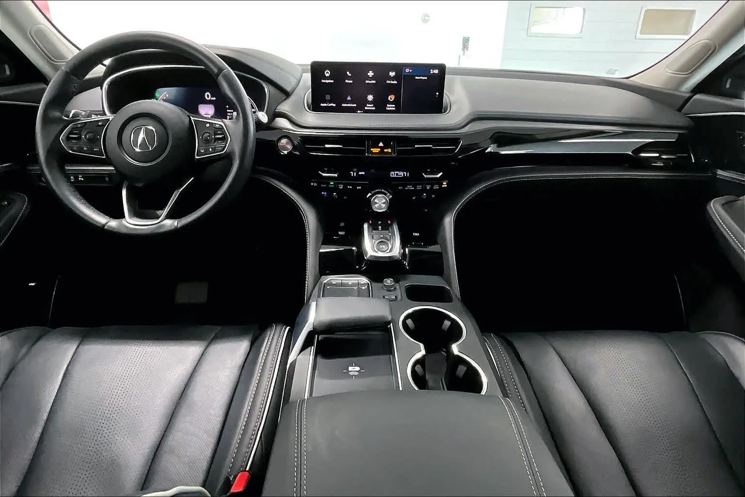 Used 2023 Majestic Black Pearl Acura SH-AWD ADVANCE image 9