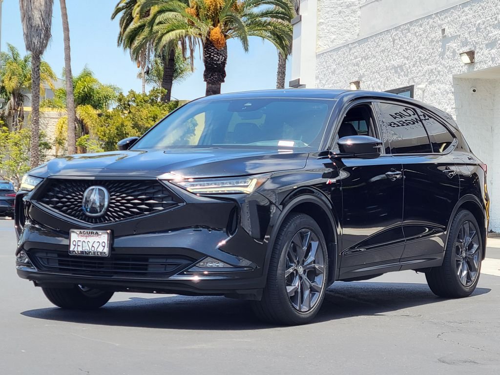 Certified Used 2023 Majestic Black Pearl Acura SH-AWD with A-Spec Package image 2