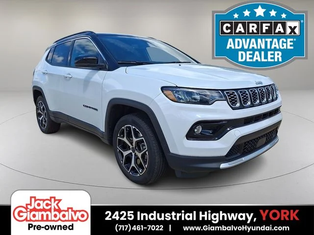 Used 2025 White Jeep Limited image 1