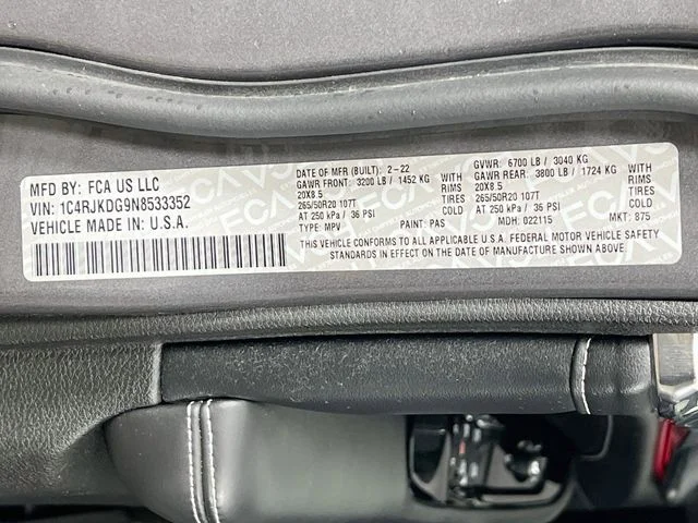Used 2022 Gray Jeep Overland image 11