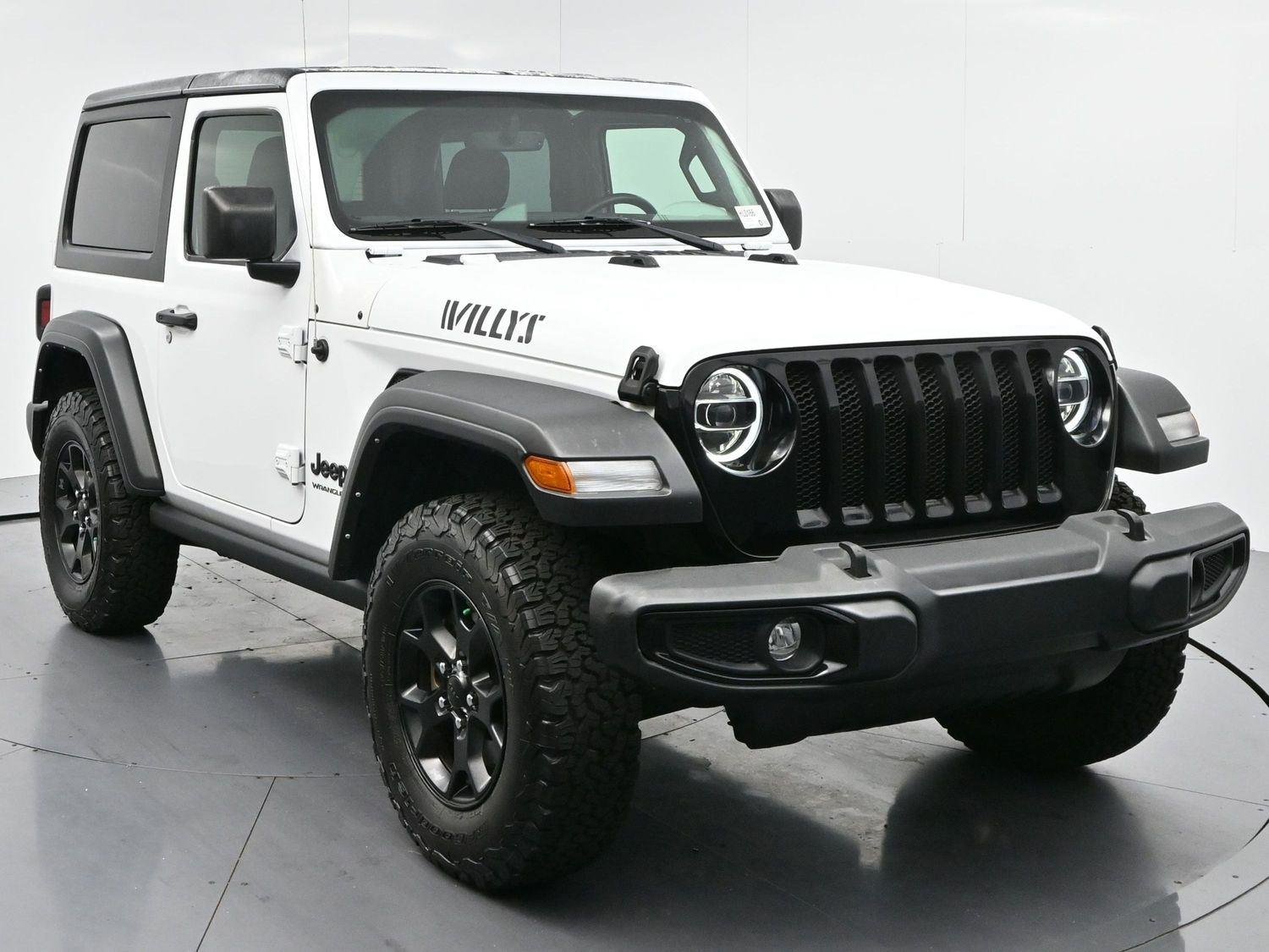 Used 2022 Bright White Clearcoat Jeep Willys image 2