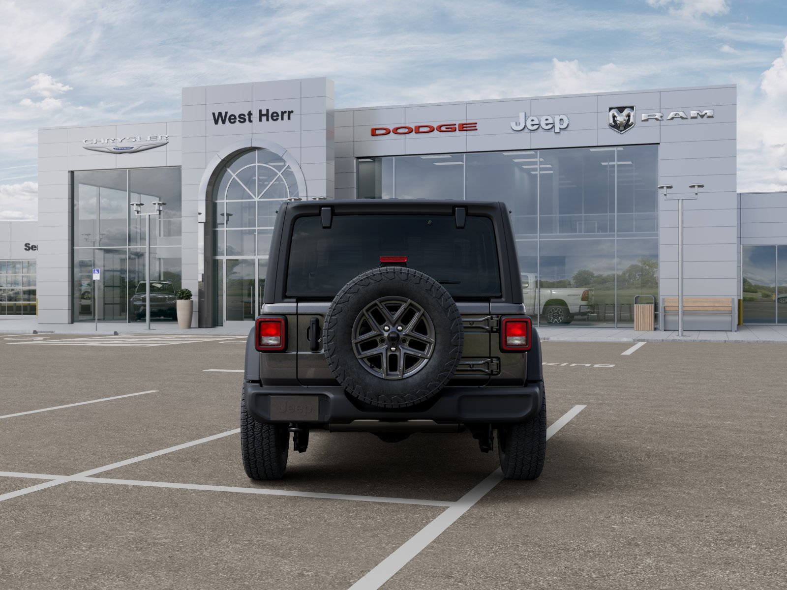 New 2026 Granite Crystal Metallic Clear-Coat Exterior Paint Jeep Sport S image 33