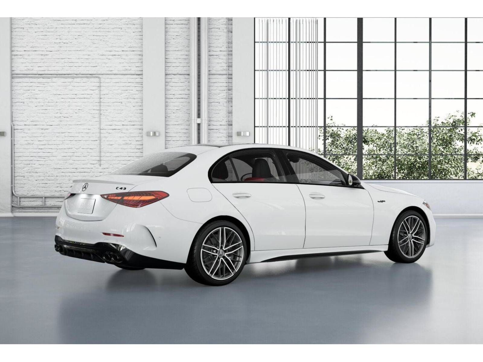 New 2026 Polar White Mercedes-Benz AMG® C 43 4MATIC® Sedan image 34