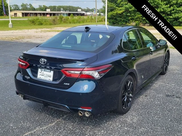 Used 2021 Blue Toyota XSE V6 image 2
