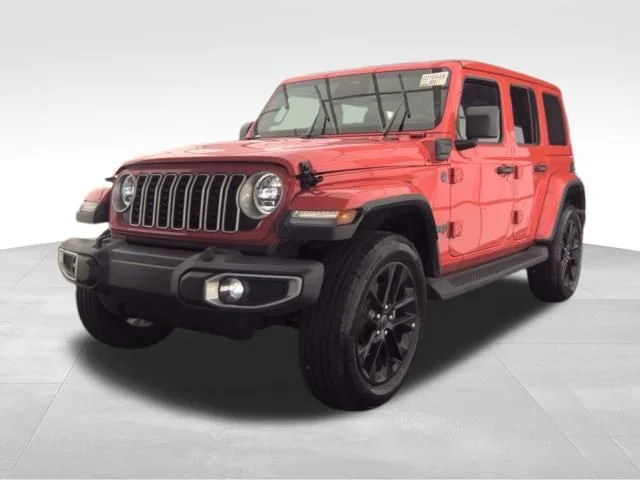 Used 2025 Red Jeep Sahara 4xe image 2