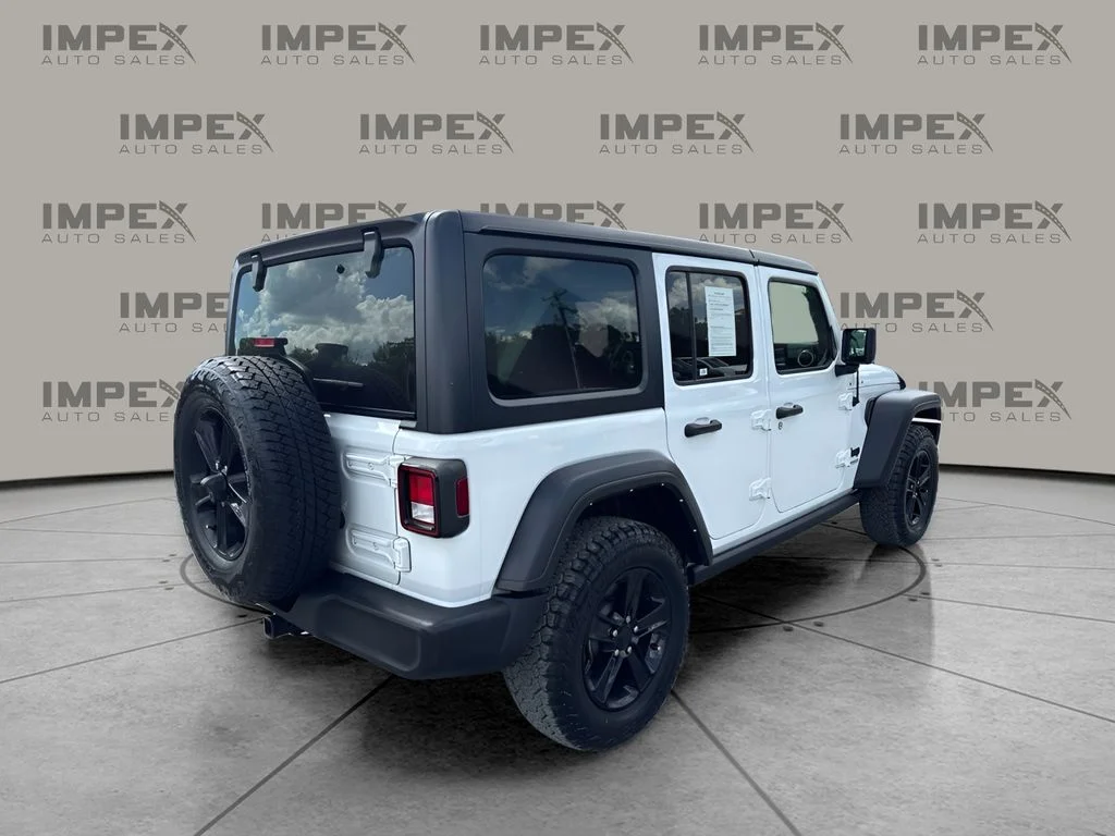 Used 2021 White Jeep Unlimited Sport Altitude image 5