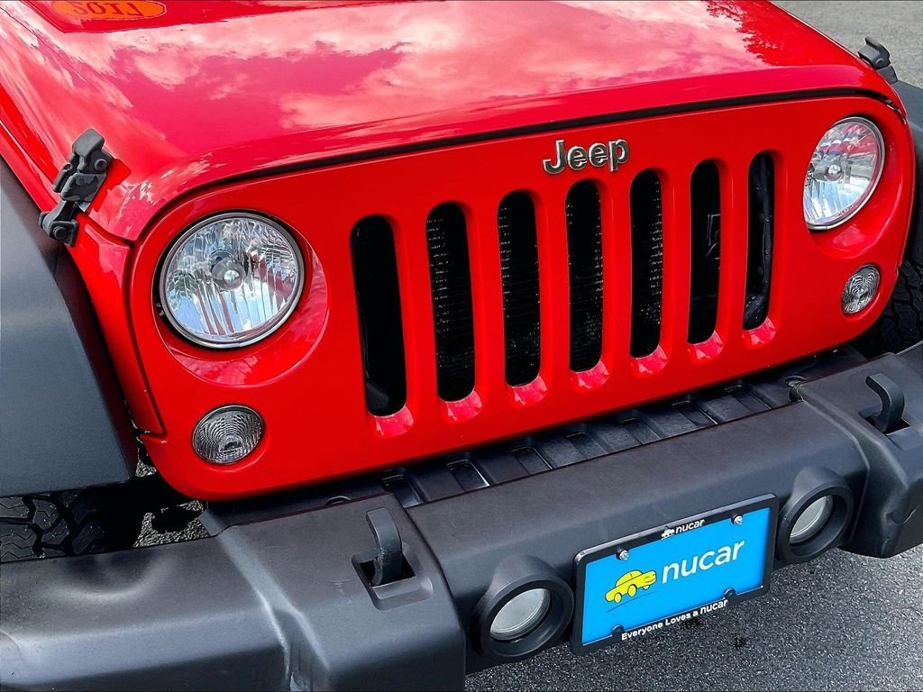 Used 2017 Red Jeep Unlimited Sport image 27