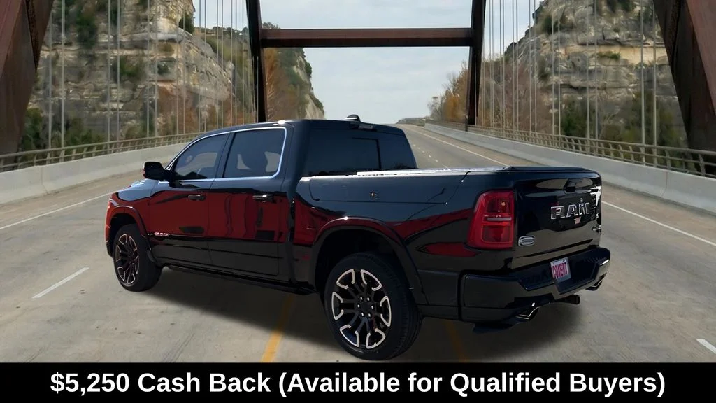 New 2026 Diamond Black Crystal Pearl-Coat Exterior Paint RAM Limited image 7