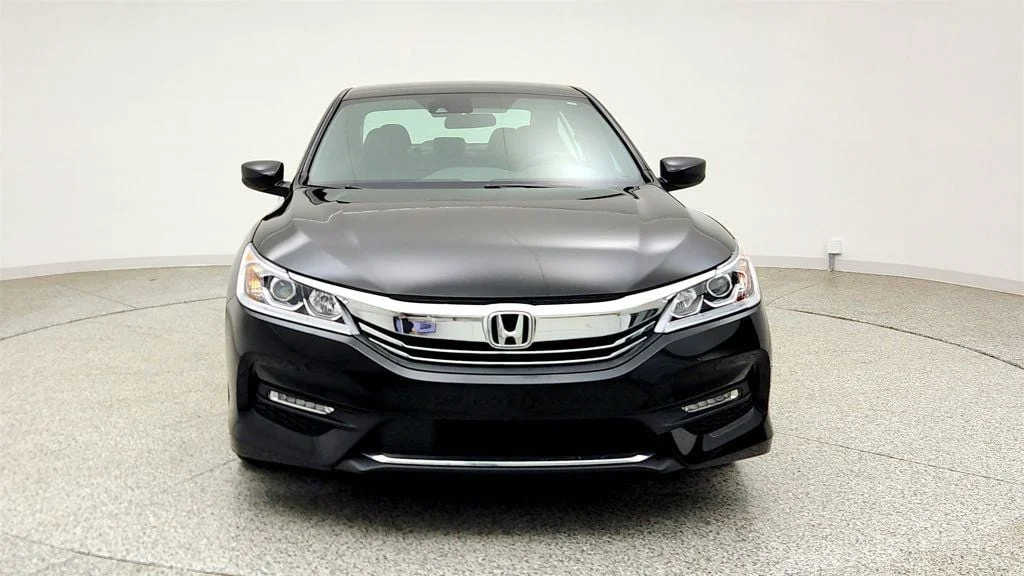 Used 2016 Crystal Black Pearl Honda 4dr I4 CVT Sport w/Honda Sensing image 2