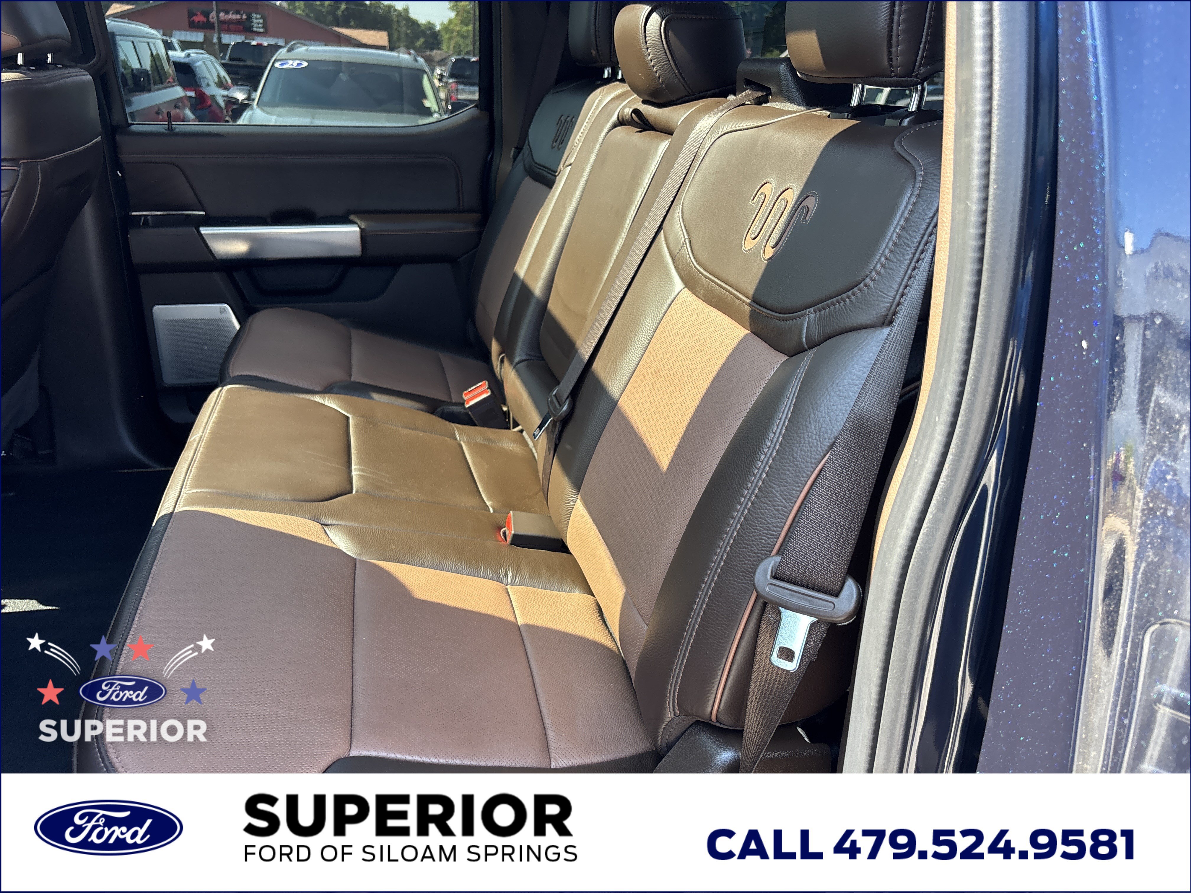 Used 2024 Antimatter Blue Metallic Ford King Ranch CrewCab 4WD image 22