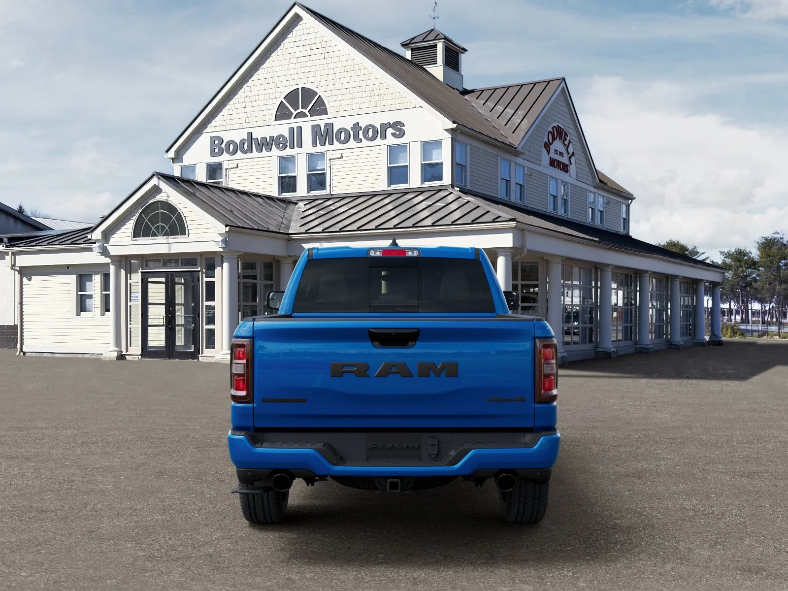 New 2026 Hydro Blue Pearlcoat RAM Big Horn Crew Cab 4x4 6