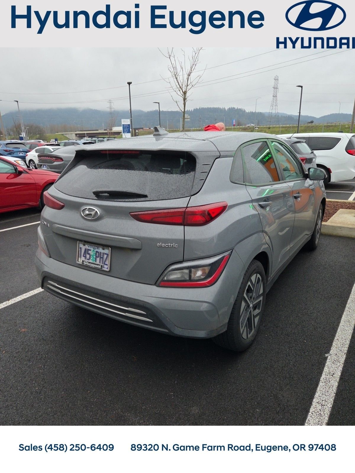 Used 2023 Hyundai Kona EV SEL with VIN KM8K33AG5PU169653 for sale in Eugene, OR