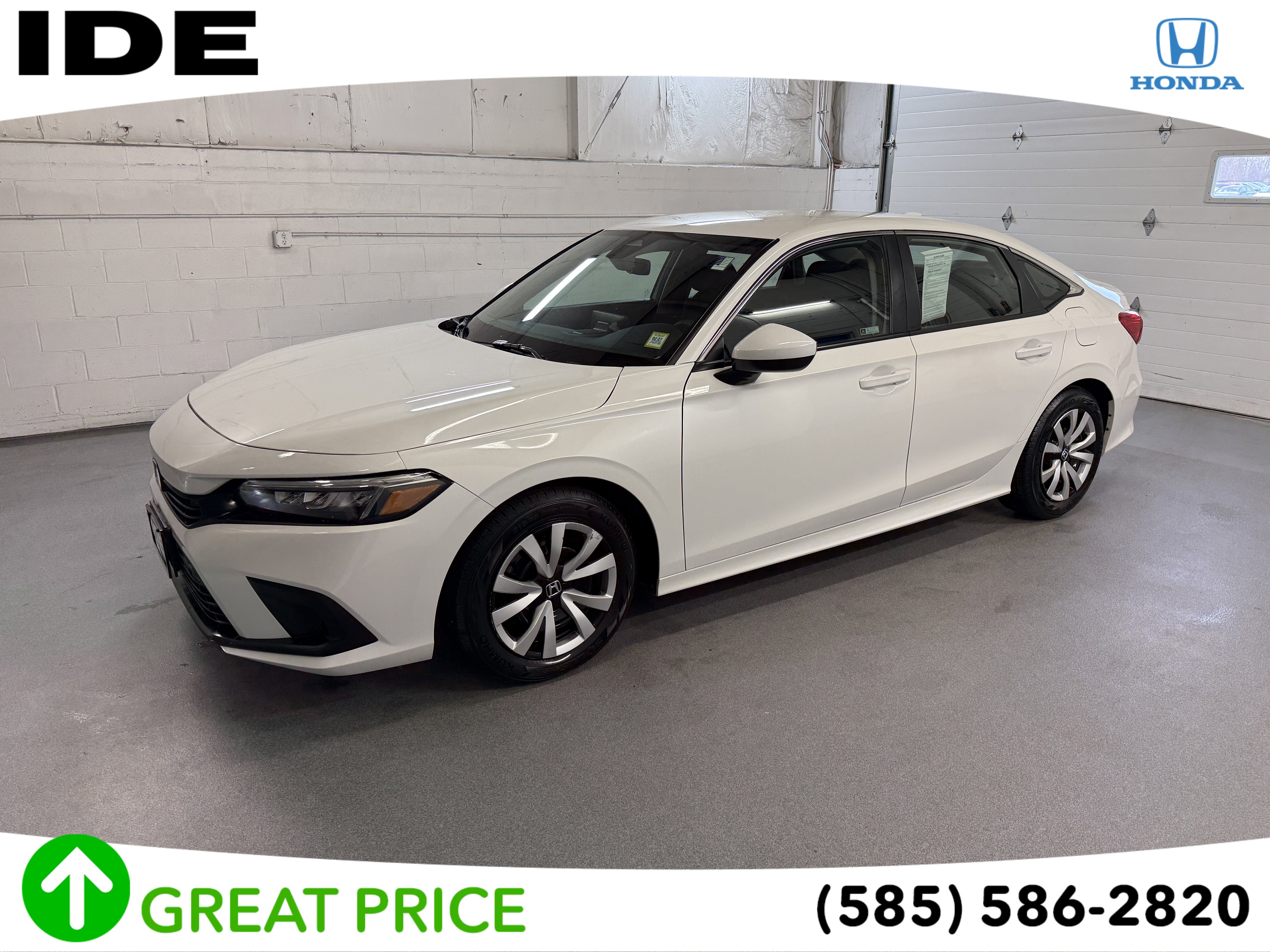 Certified Used 2024 Platinum White Pearl Honda LX image 24