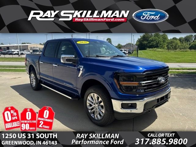 New 2026 Blue Ford XLT image 1