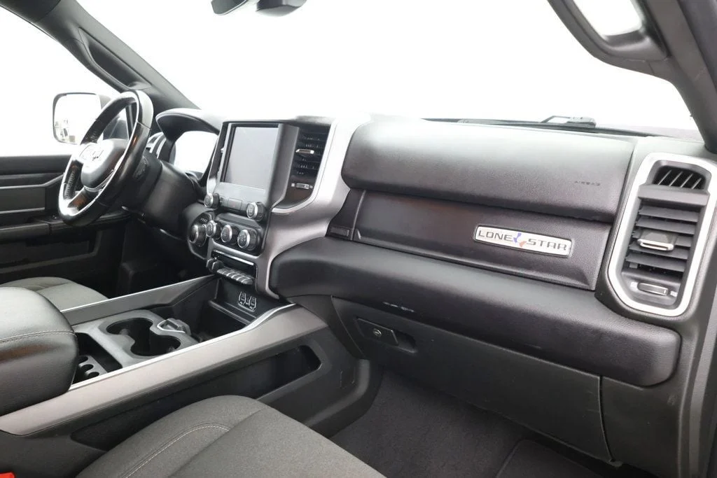 Used 2022 Black Clearcoat Ram Lone Star 4x4 Crew Cab 8