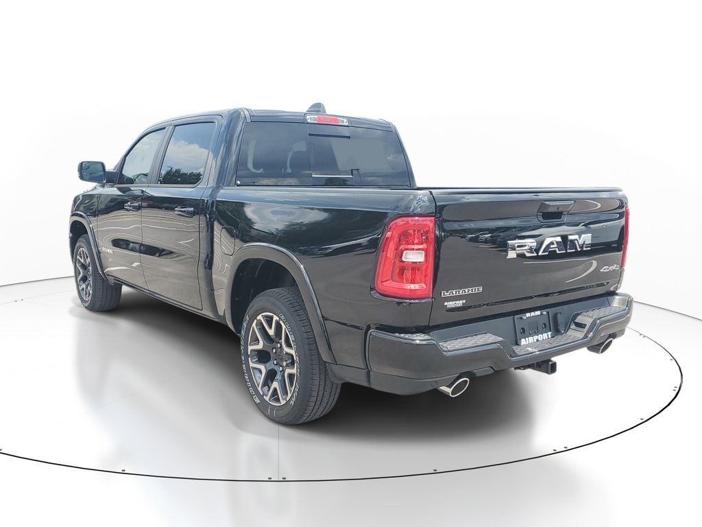 New 2026 Diamond Black Crystal Pearl-Coat Exterior Paint RAM Laramie image 2