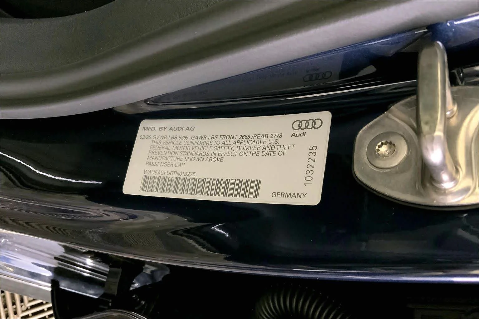 New 2026 Firmament Blue Audi Premium Plus image 18