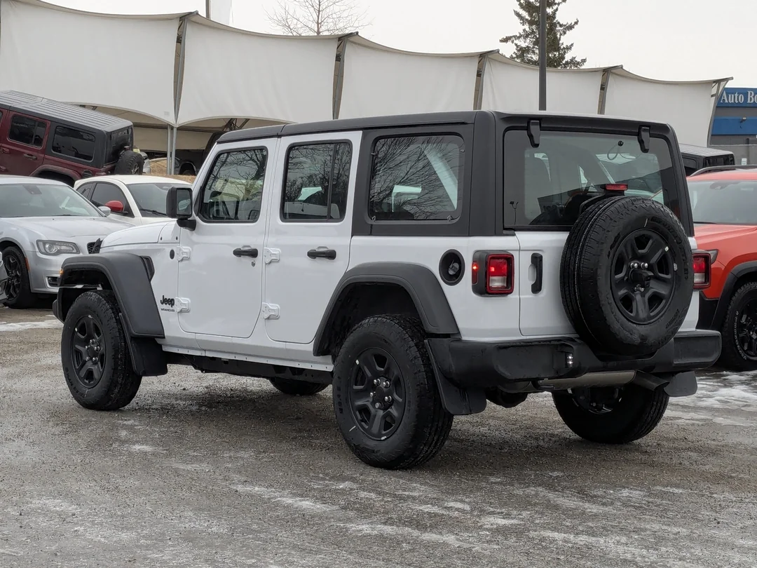 New 2026 White Jeep Sport - - 4x4 - 2.0L Turbo Engine - 12.3 Uconnect 5 Display - 3-Piece Hard Top & More! image 6