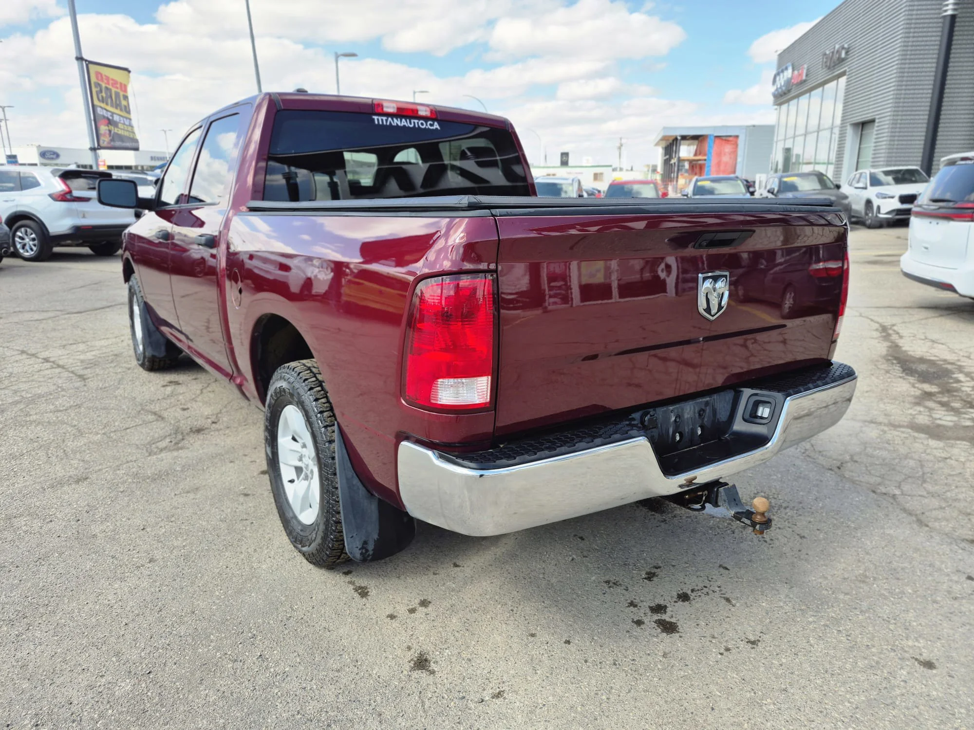 Certified Used 2023 Velvet Red Pearl Ram SLT 4X4*Velvet Red Pearl | 5.7L HEMI | 6 Pass | Htd Mirrors | Tow Pkg | Hitch | Tonneau Cover image 11