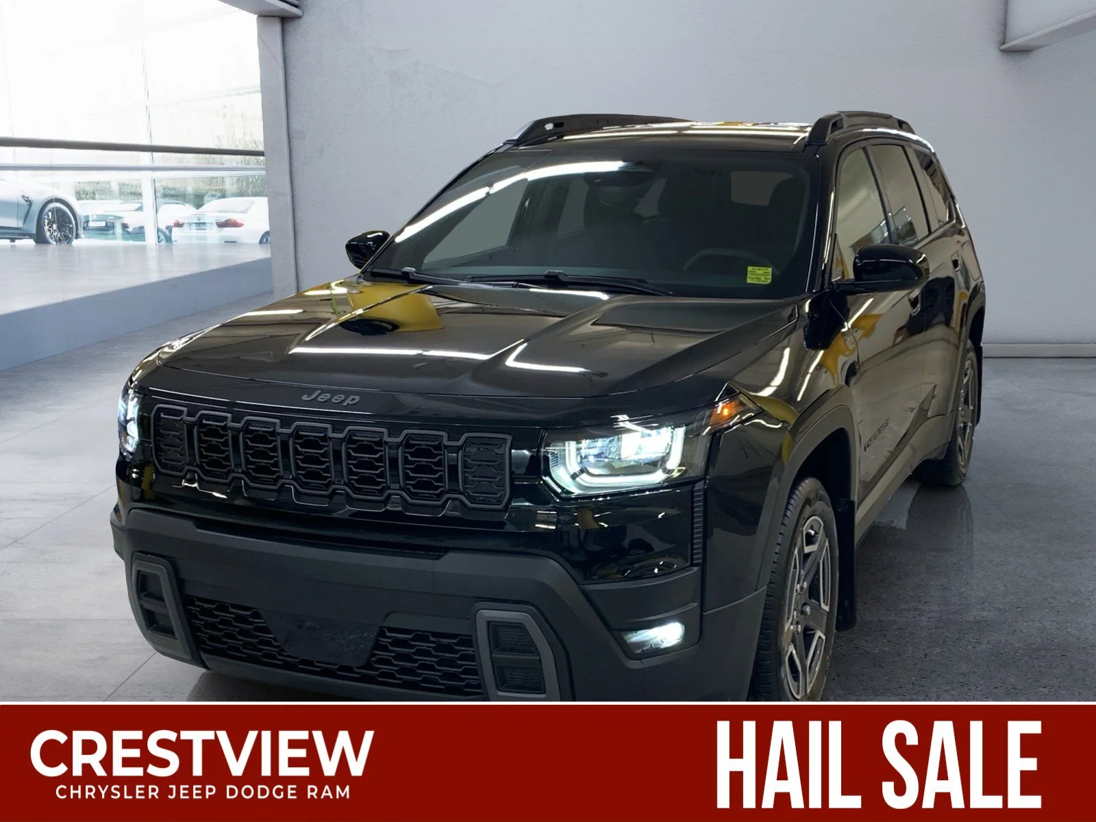 New 2026 Diamond Black Crystal Pearl Jeep Laredo image 1