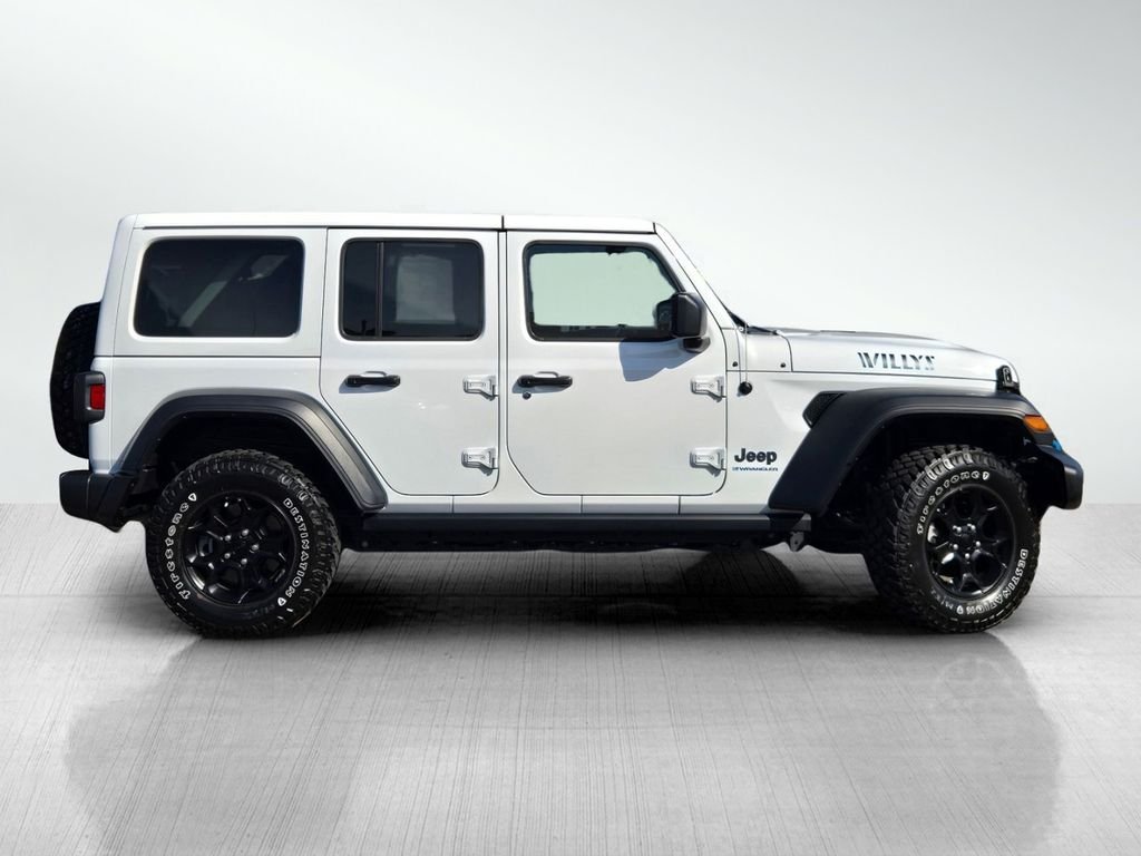 Certified Used 2023 Bright White Clearcoat Jeep Willys 4xe image 3