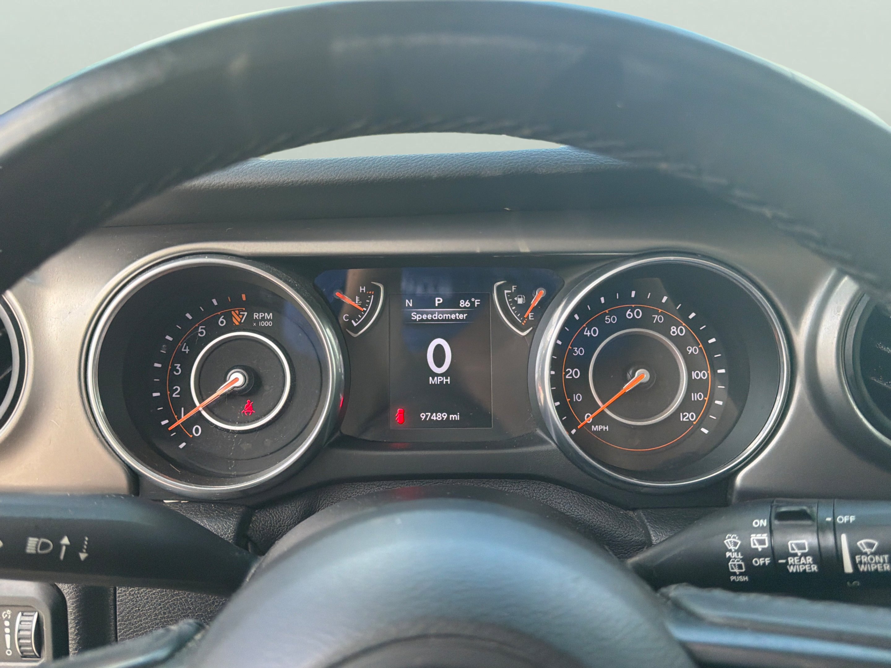 Used 2018 Granite Crystal Metallic Clearcoat Jeep Sport S image 15