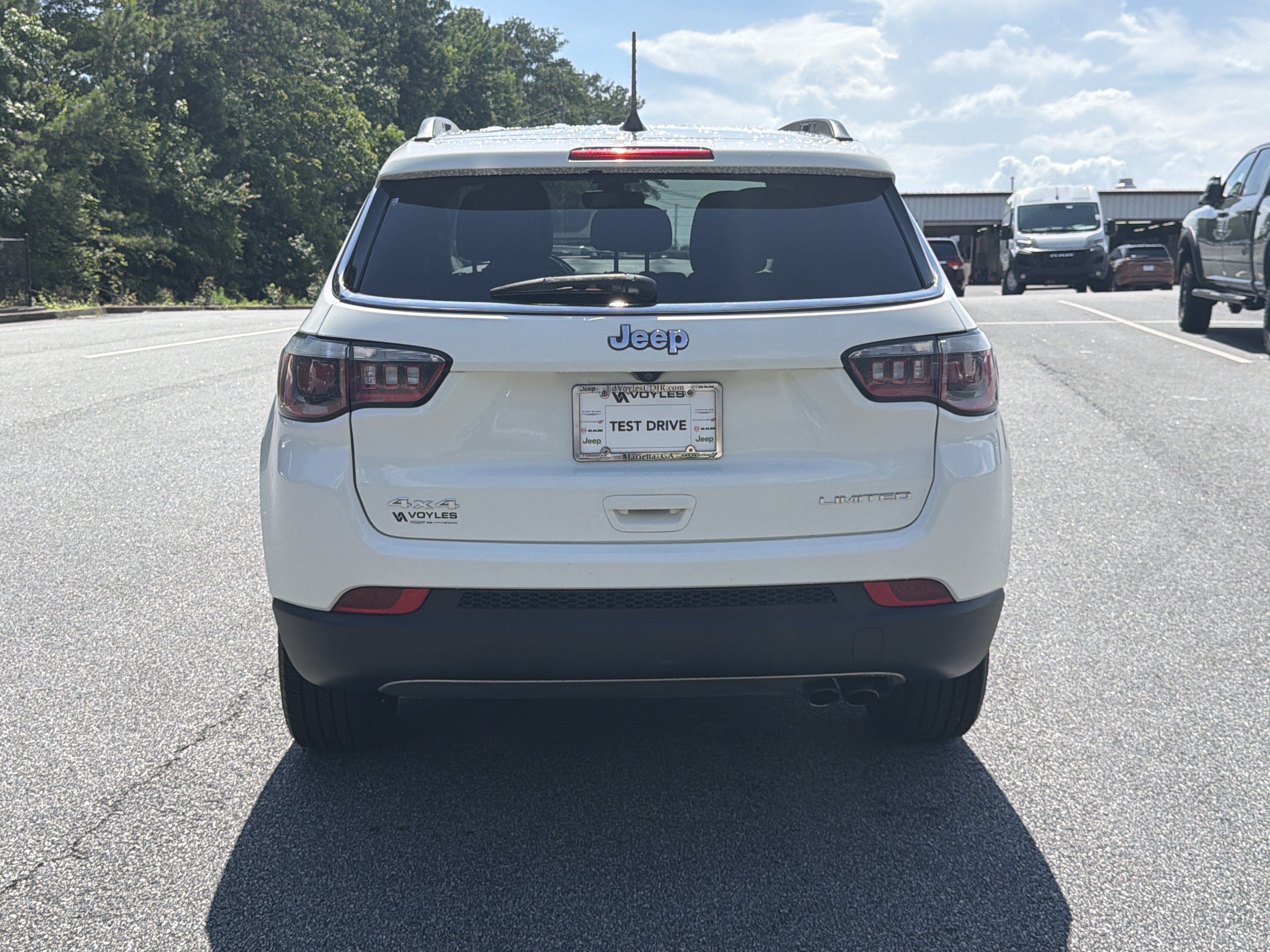 Used 2019 White Clearcoat Jeep Limited image 7